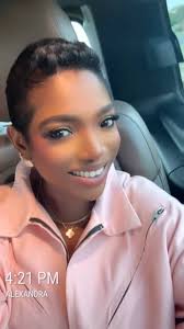 Annie Macaulay arrives in the land of White men 🙂😍❤️ we thank God