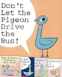 The books offered on this site are meant to appeal to collectors of antiquarian pigeon books. Pigeon Pack 5 Book Set The Duckling Gets A Cookie The Pigeon Finds A Hot Dog Don T Let Pigeon The Stay Up Late The Pigeon Wants A Puppy Don T Let The Pigeon