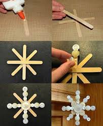 Basteln Mit Eisstielen 30 Bastelideen 12 Basteln Mit Eisstielen Basteln Weihnachten Schneeflocken Basteln