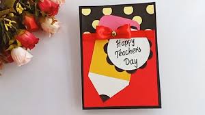 Handmade teacher's day greeting card ideas for children. Diy Teacher S Day Card Handmade Teachers Day Card Making Idea Youtube Teachers Day Card Cards Handmade Teachers Diy