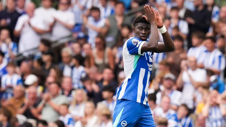 Brighton: Carlos Baleba reaches the 100-match mark