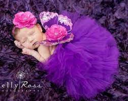 Purple Butterfly Wings Newborn Photo Prop Fuchsia Flowers Glitter Elastic Baby Girls Tutu De Recien Nacido Fotografia De Ninas Bebes Fotos Recien Nacidos
