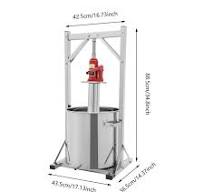 Stainless Steel Hydraulic Jack Press Extractor, Stainless ...