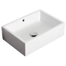 Found It At Wayfair Wall Mount Above Counter Rectangle Vessel Sink With Overflow Rectangular Vessel Sink Rectangular Sink Bathroom Sink