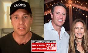 Father, fisherman, motorcycle enthusiast, 56th governor of new york. Chris Cuomo S Wife Reveals He Is Feeling Slightly Better After Coronavirus Diagnosis Daily Mail Online