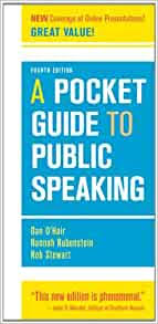A pocket guide to public speaking 5th edition. A Pocket Guide To Public Speaking 9781457601842 Communication Books Amazon Com