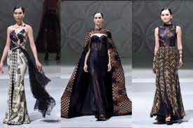 Sehingga baju gamis dengan bahan kain brokat lebih disenangi kaum hawa. Koleksi Gaun Pesta Batik Modern Karya Desainer Muda Appmi Jawa Barat Fiona Yao Di Fashionality 2018 Semua Halaman Stylo