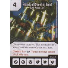 Swords Of Revealing Light Basic Action Card Card Only Dice Masters Singles Yu Gi Oh Spell Bound