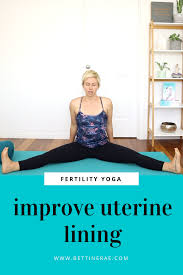 In one small 2015 study, 55 people undergoing infertility treatments performed yoga and attended a discussion group weekly for 6 weeks. How To Thicken Uterine Lining Bettina Rae Fertility Yoga Yoga For Infertility Fertility Yoga Poses