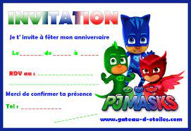 نفسها أغمق قابل للتغيير Invitation Anniverssaire Enfant Chapeau Masques Naomiblacktattoo Com