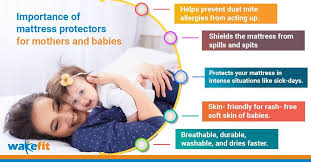 Babies Spend Much Of Their Time Sleeping So It Is Very Important To Take Care Of Their Bedding Accessories Mattress Prot Mattress Mother Health Sleep Health