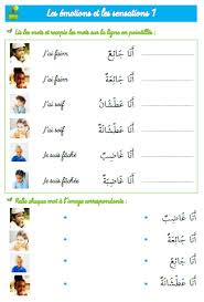 Les Emotions Et Les Sensations En Arabe Apprendre L Arabe Emotions Les Emotions