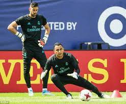 Navas And Casilla Real Madrid Training Real Madrid Gareth Bale