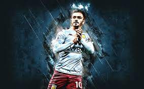 Android lietojumprogramma jack grealish wallpaper hd, kuru izstrādājusi best pict, ir norādīta kategorijā personalizēšana. Download Wallpapers Jack Grealish Aston Villa Fc English Football Player Portrait Premier League England Football Irish Footballer Blue Stone Background For Desktop Free Pictures For Desktop Free