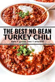 The Best No Bean Turkey Chili Recipe In 2020 Ground Turkey Recipes Healthy Healthy Turkey Recipes Healthy Ground Turkey