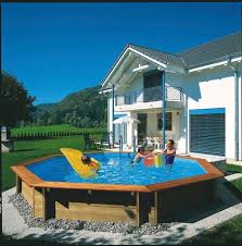 Piscine Hors Sol Bois Beton 15 Photos Cote Maison