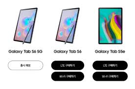 Samsung Galaxy Tab S6 5G Model Listed ...