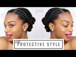 Youtube Relaxed Hair Transitioning Hairstyles Natural Hair Transitioning