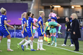 Die mannschaft des deutschen trainers thomas tuchel gewinnt gegen manchester city und pep guardiola. Champions League Finale Der Frauen Dfb Star Melanie Leupholz Verliert Mit Chelsea Gegen Barcelona