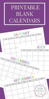 Love This Cute Fun Printable Blank Calendar Set I Could Use It This Year Fo Blank Monthly Calendar Template Blank Monthly Calendar Printable Blank Calendar