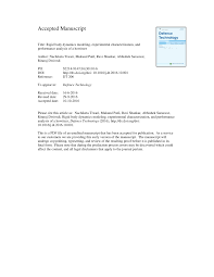 Having graduated from the national university of malaysia, he did his pupillage under mr. Pdf Rigid Body Dynamics Modeling Experimental Characterization And Performance Analysis Of A Howitzer