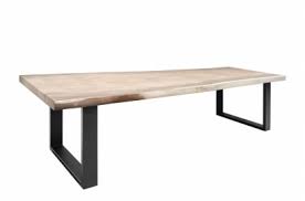 Table leg world offers a wide variety of stylish table legs in many designs, heights, sizes, and applications. Beautiful Dolmen Table Made Of Soar Wood And Black Metal Legs A Contemporary Dining Table Made Of Massive Soar Wood