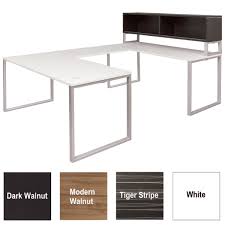One lock secures the file drawer. New 6 In Stock Lair Modular U Shape Workstation Open Hutch 3 Sizes