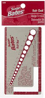 Maybe you would like to learn more about one of these? Amazon Com Susan Bates 14099 Knit Chek For Knitting Needle 3 By 5 1 2 Inch