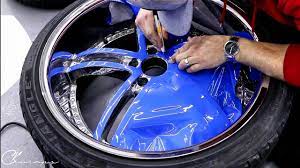 I wanted to try a new style for my winter rims, and instead of pinting them i wrapped them in vinyl, costs about $10 a rim. 15 Minutes How To Wrap Wheel Faces Like A Pro Using Gloss Riviera Blue To Match The Car Youtube