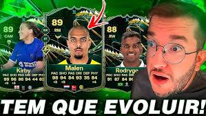 FC 24 l 🔥 FAÇA ESSE COMBO DE EVOLUÇÃO! MELHORES ESCOLHAS EVOLUÇÃO CORTA  PRA DENTRO l DantheBNN l