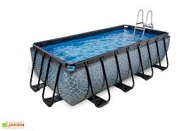 Piscine Hors Sol Tubulaire Rectangulaire Exit Toys 4 X 2 M Pls Coul Exit Toys Piscine Hors Sol Piscine Piscine Tubulaire