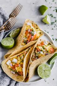 Drape the salmon on top and scatter with red onion, capers (if using) and rocket. Smoked Salmon Breakfast Tacos Well Seasoned Studio