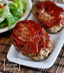 Glazed Mini Meatloaves Recipe Mel S Kitchen Cafe Recipe Elk Recipes Mini Meatloaves Recipes