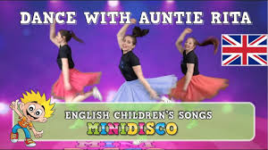 Children S Songs Dance Video Dance With Auntie Rita Mini Disco Childrens Songs Kids Songs Songs