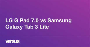 A menu will be pop up to enter the unlock code. Lg G Pad 7 0 Vs Samsung Galaxy Tab 3 Lite What Is The Difference