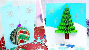 If you haven't, here is a tutorial about how to make your own simple and elegant christmas greeting cards. 7 Creative Homemade Christmas Cards Christmas Paper Crafts Craft Factory Youtube