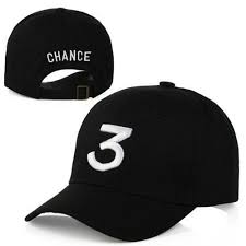 Chance The Rapper Black 3 Strapback Hat Dad Hats Dad Hats Baseball Caps Strapback Hats