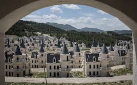Highly saturated with every hue of the rainbow, the house certainly takes some risks, but that's what makes it feel special. Hundreds Of Castle Like Villas Houses Are Seen Unfinished At The Burj Al Babas Housing Development In Mudurnu Turkey Construction On The Luxury Housing Project Began In 2014 Aimed To Build