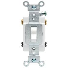 Double pole switch, how to use. Leviton 20 Amp Commercial Double Pole Toggle Switch White R52 0csb2 2ws The Home Depot
