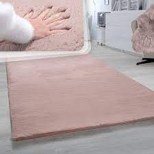 Fellteppiche für dein gemütliches zuhause bei otto online bestellen: Hochflor Teppich Shaggy Kunst Fell Rosa Teppichcenter24