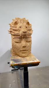 🔥 Excited to share a sneak peek of my latest creation for Burning Man! 🎨✨  This #pixelatedform is a symbol of inner serenity, featuring a tranquil  meditative face adorned with the presence of her ...