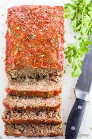 Keto Friendly Simple And Basic Meatloaf Recipe This Gluten Free Meatloaf Is Made With Ground B 300 Calorie Meals Low Carb Meatloaf Gluten Free Meatloaf Recipe