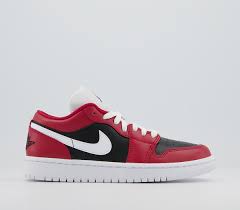 Air jordan 4 white oreo color: Jordan Air Jordan 1 Low Trainers Gym Red White Black Hers Trainers