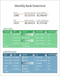 Fill, sign and download bank statement online on handypdf.com 5 Free Bank Statement Templates Word Excel Sheet Pdf