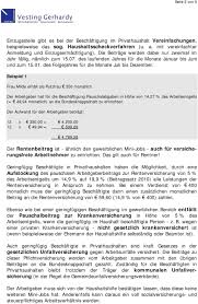 Die rahmenbedingungen des vertrags können sie frei definieren. Beschaftigungsverhaltnisse In Privathaushalten Pdf Kostenfreier Download
