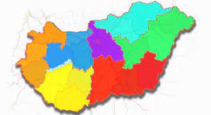 The plain includes approximately 56% of the country's land. Mapa Administrativo Da Hungria Cena 3d Ensino E Aprendizagem Digitais Mozaik