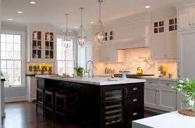 How to stain and how to paint cabinets. 07 Black Painted Kitchen Island Ideas Nifty Black Kitchen Island With Glass Pendant Lamp And Simple Design White Tall Cabinets
