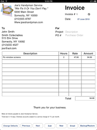 Simple Invoices - Services for iPad - Download Simple Invoices ...
