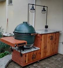 Build an outdoor workspace which can be tailored for size and style. Backyard Bbq Grill Design Big Green Eggs 59 New Ideas Big Green Egg Outdoor Kitchen Bbq Grill Design Backyard Bbq Grill