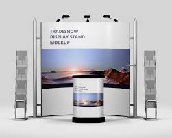 Trade Show Exhibition Booth Mockup By Vectogravic Design On Creativemarket In 2020 Design Mockup Free Mockup Design Exhibition Stand Design